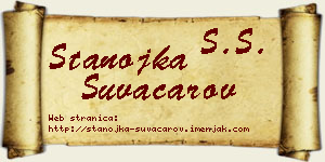 Stanojka Suvačarov vizit kartica